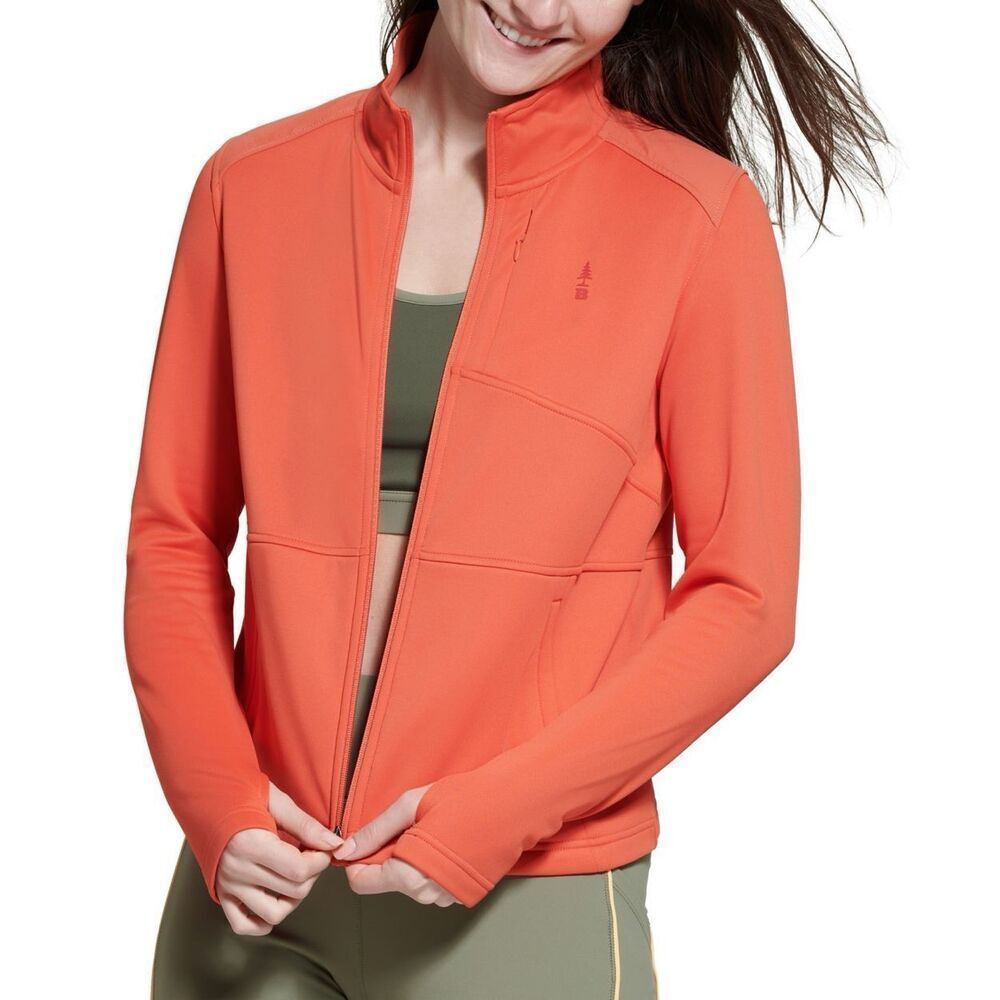 Bass Outdoor Women's Palmetto Full Zip Lightweight Fleece -‎ Paprika Size S